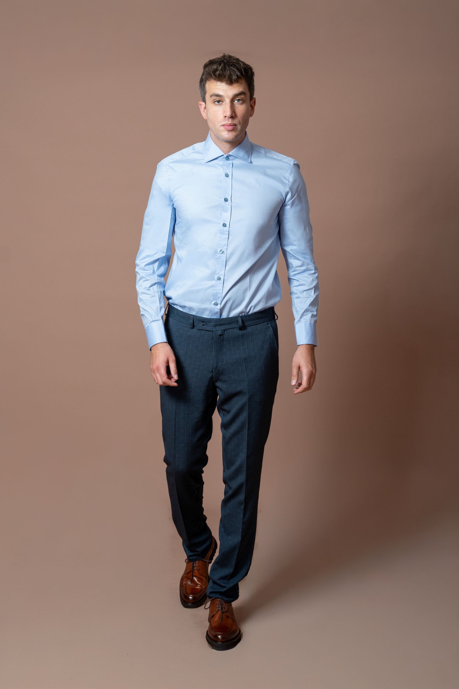 Muška svetlo plava košulja (Slim Fit) - Image 6