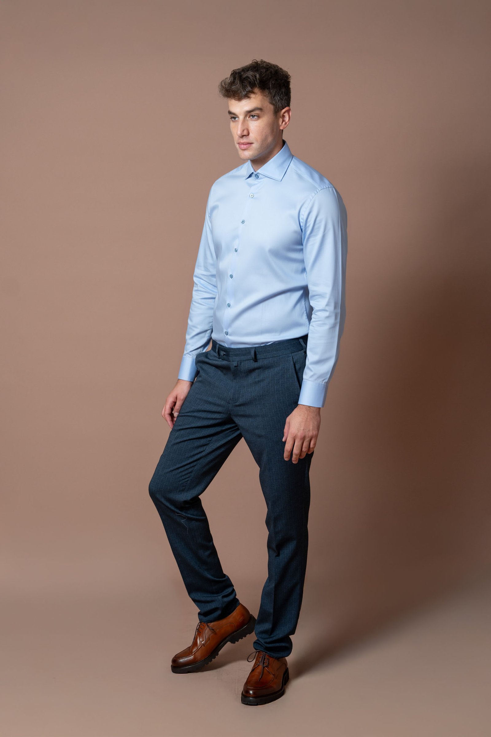 Muška svetlo plava košulja (Slim Fit) - Image 2