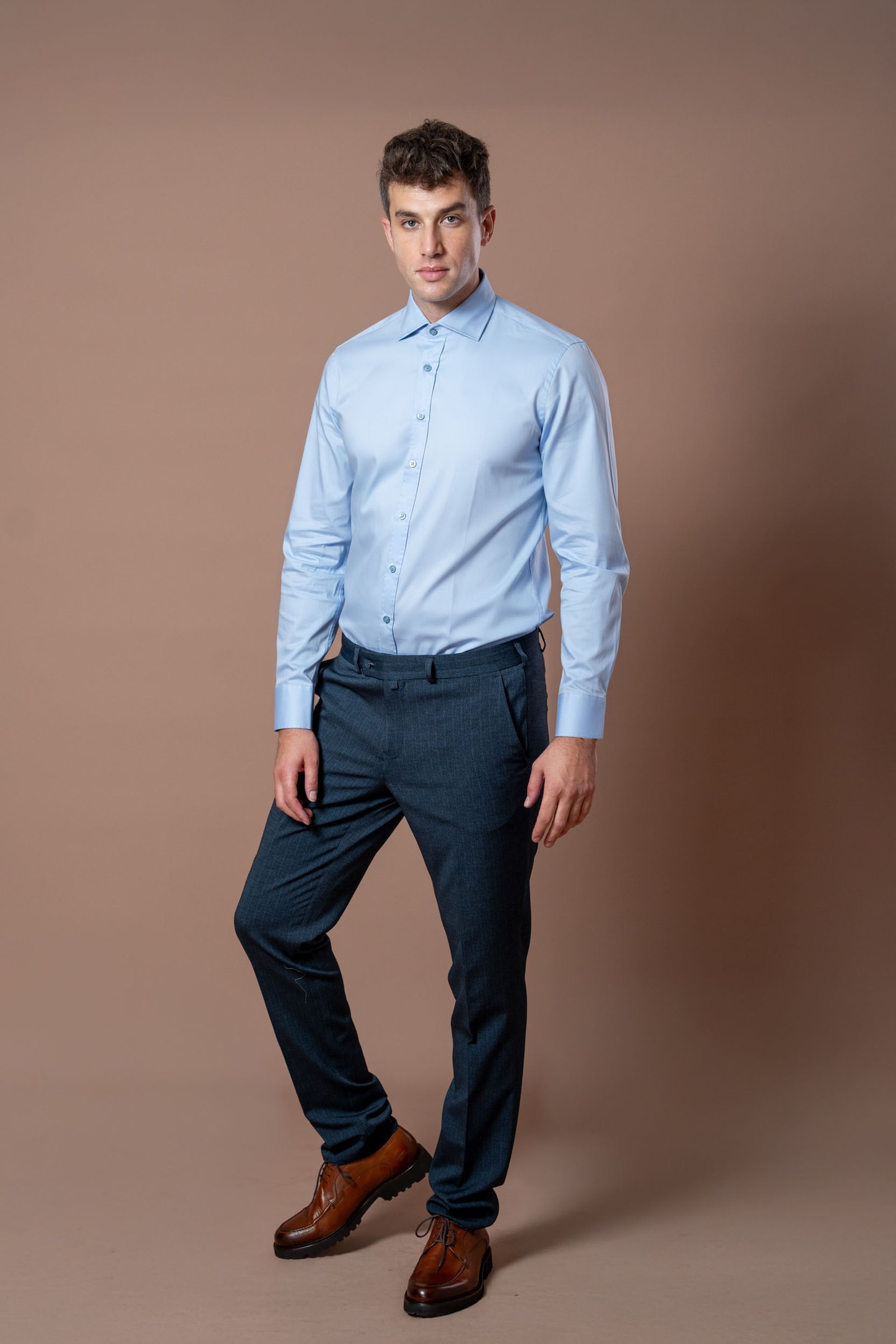 Muška svetlo plava košulja (Slim Fit) - Image 7