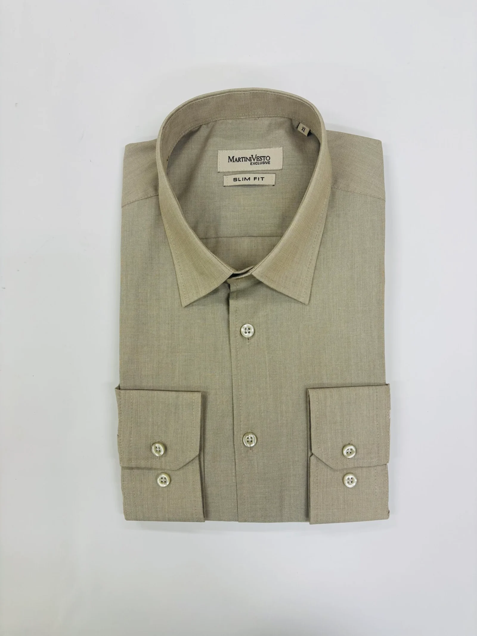 Muška košulja bež ,slim fit - Image 2