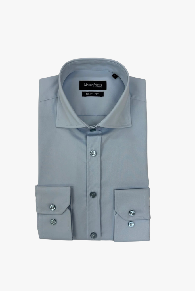 Muška košulja svetlo plava,slim fit - Image 2