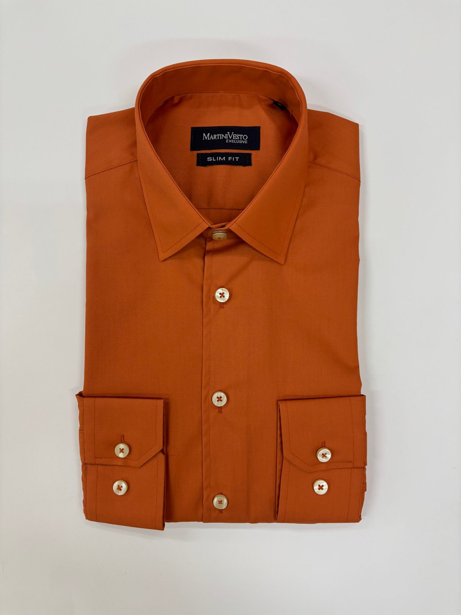 Muška košulja narandžasta,slim fit