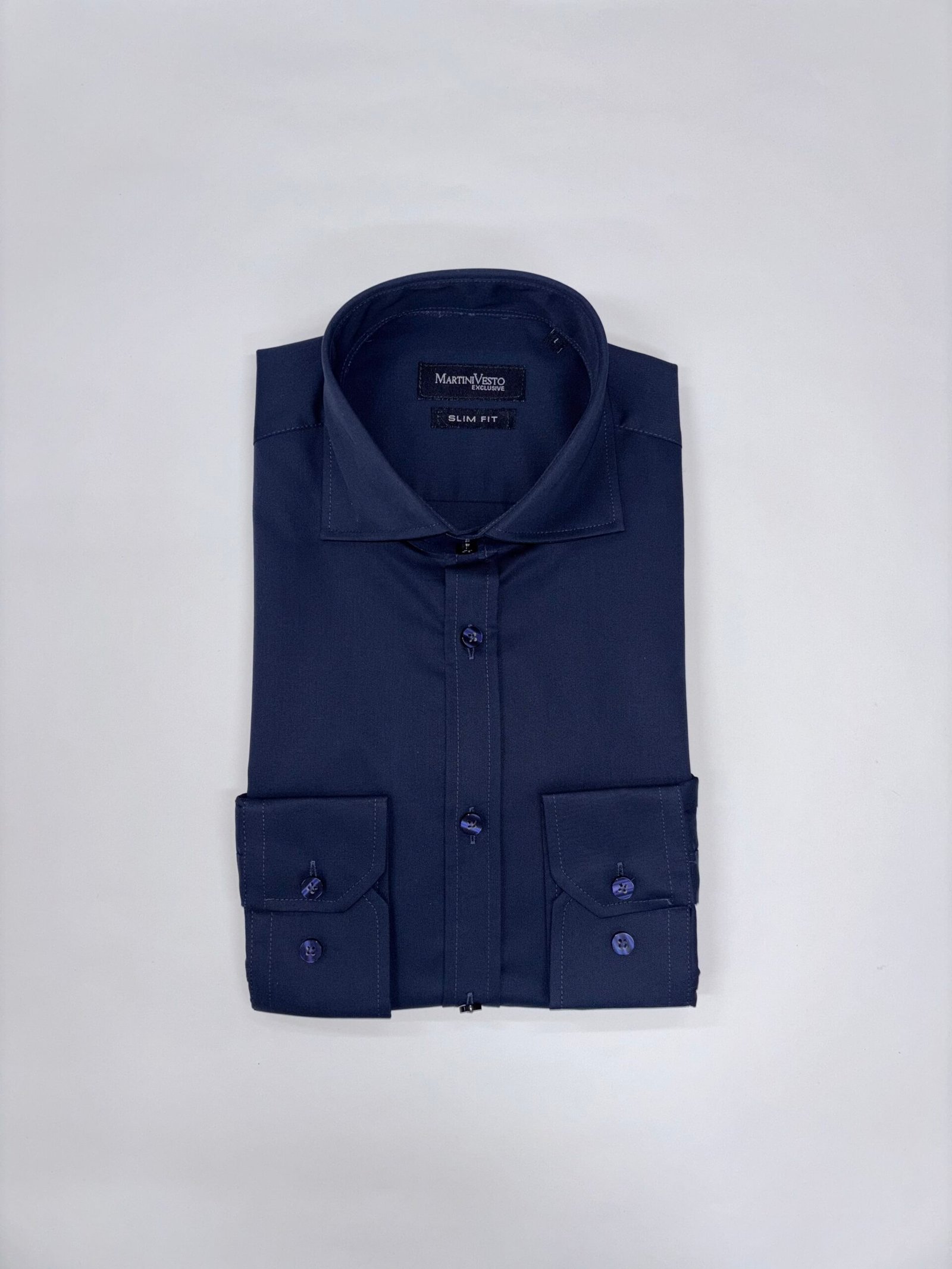 Muška košulja tamno teget,slim fit