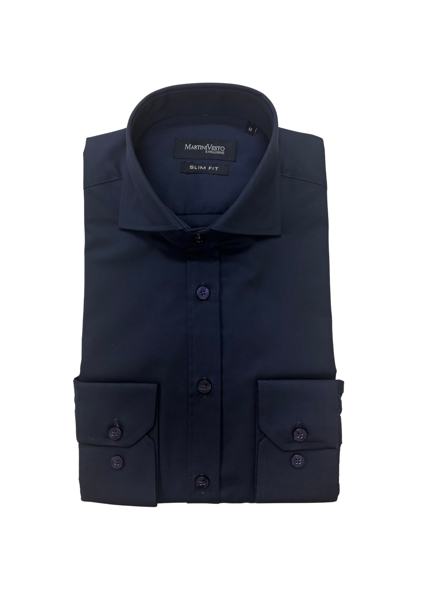 Muška košulja tamnoteget,slim fit - Image 2