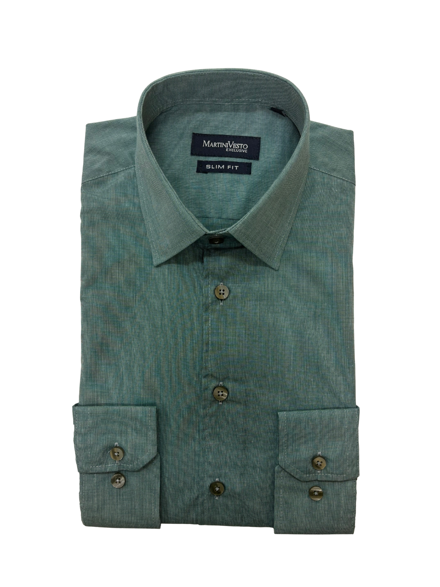 Muška košulja zelena,slim fit - Image 2