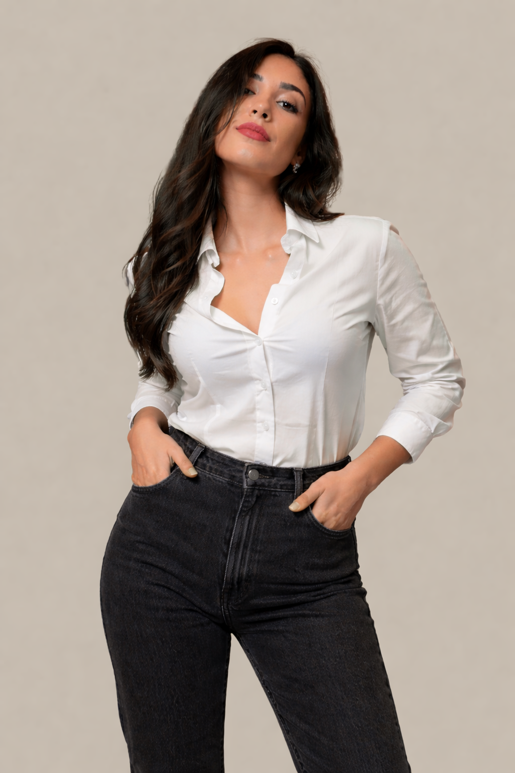 Ženske crne farmerice