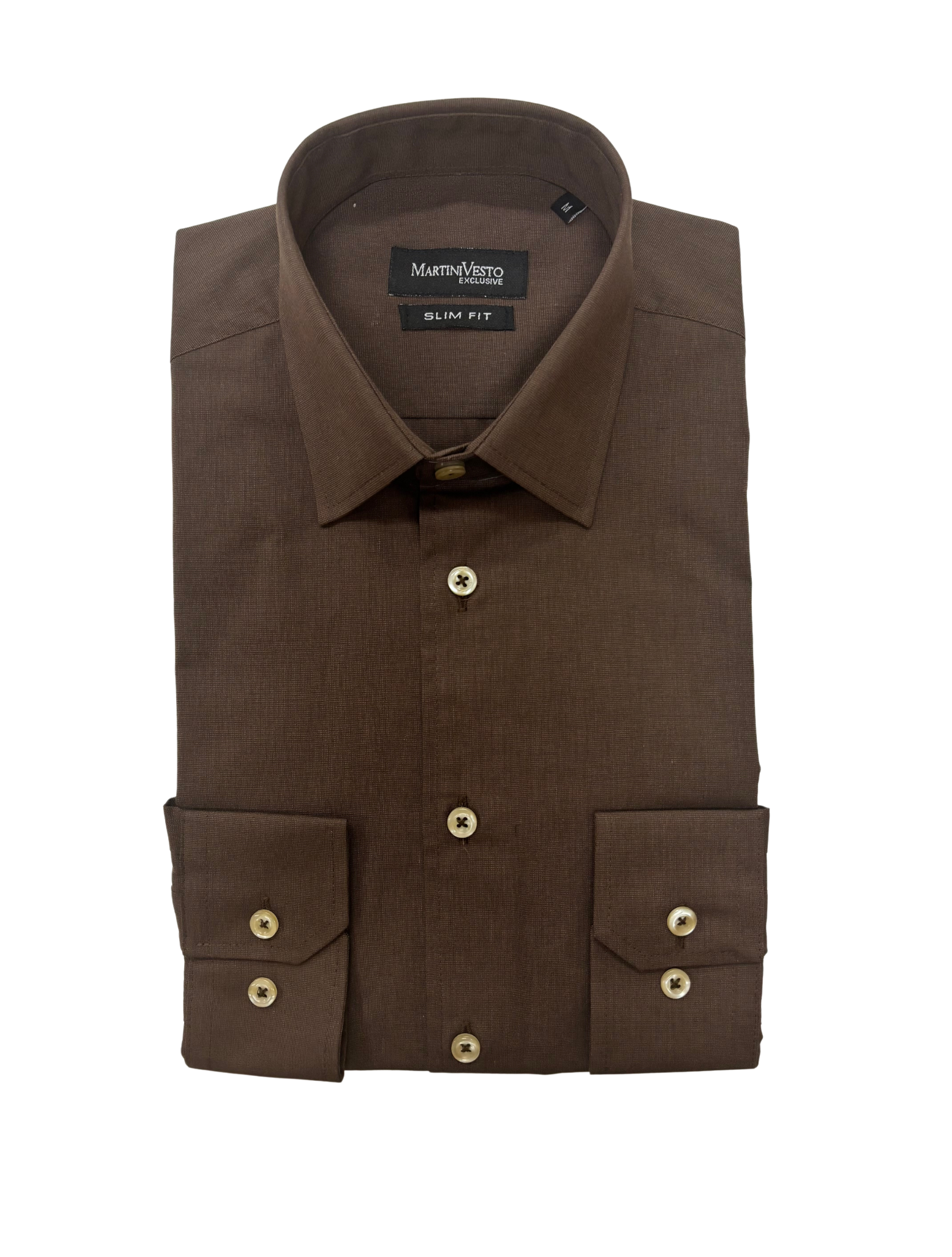 Muška košulja braon,slim fit - Image 2