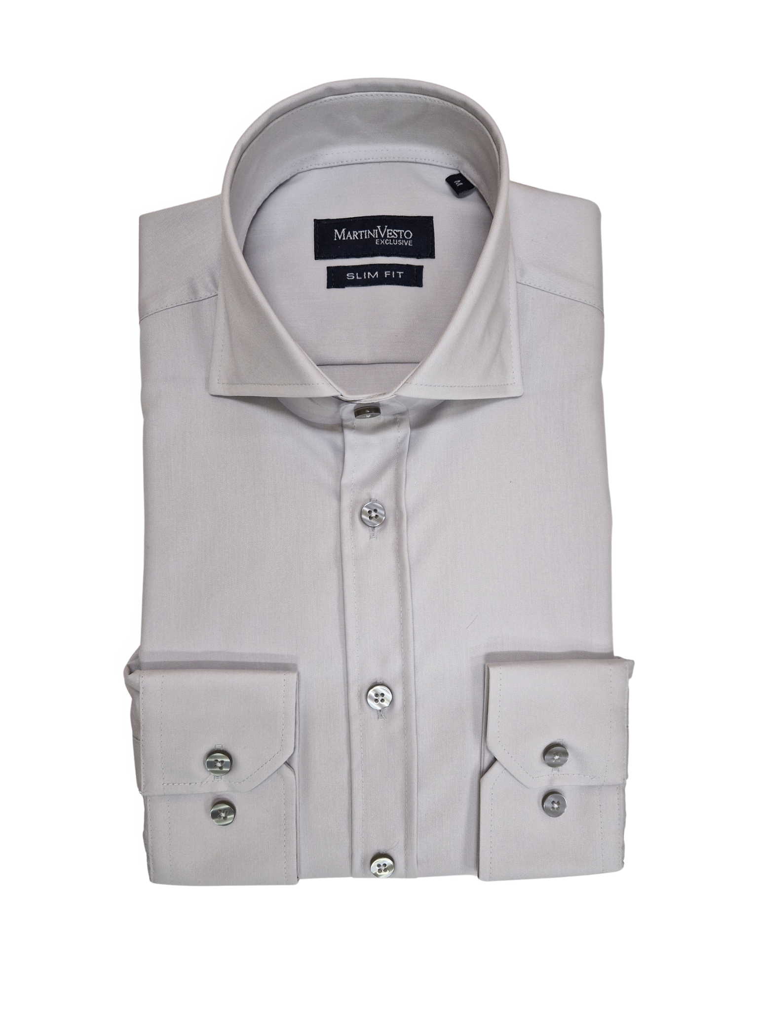 Muška siva košulja,slim fit - Image 2