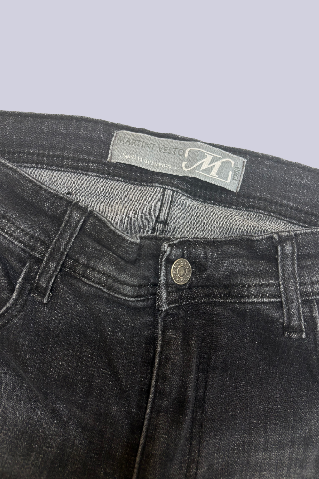 Muške crne farmerice - Image 3