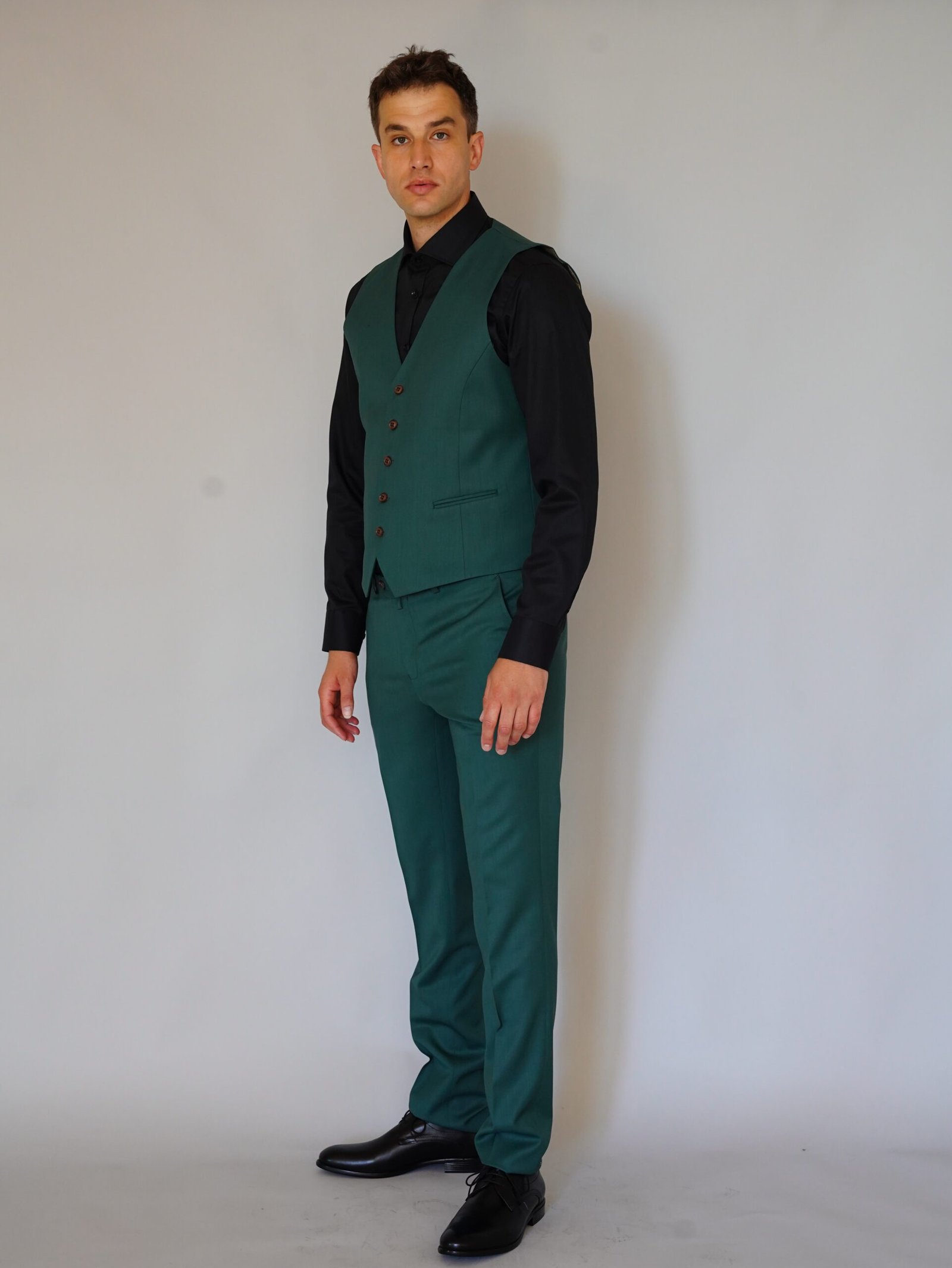 Muško zeleno trodelno odelo - Image 7